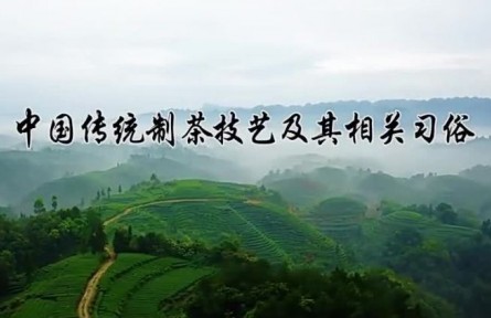 人類非物質(zhì)文化遺產(chǎn)——中國傳統(tǒng)制茶技藝及其相關(guān)習(xí)俗